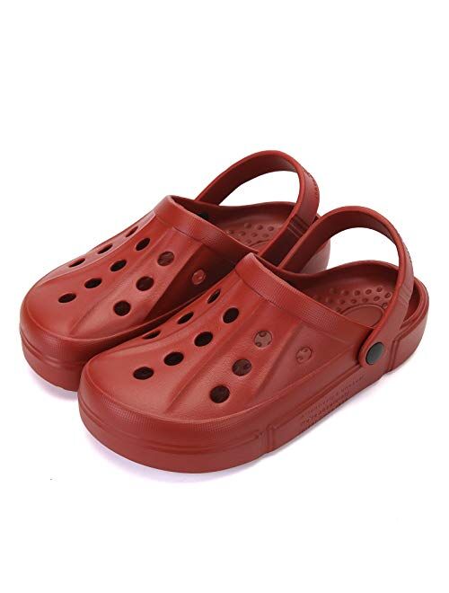 FZUU Mens Women Breathable Garden Clogs Comfortable Slip On Beach Sandals Lightweight Slippers Water Shoes