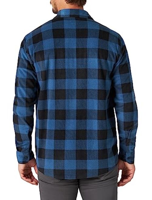 Wrangler Authentics Men's Long Sleeve Heavyweight Fleece Shirt