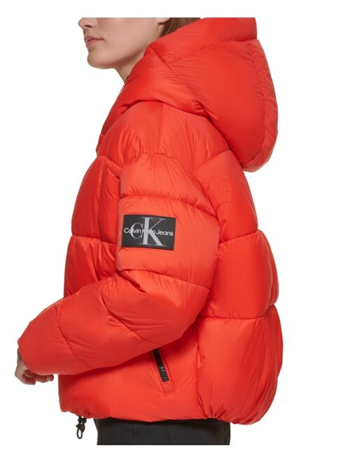 Calvin Klein Hooded Boxy Puffer Jacket