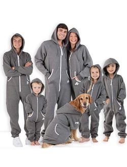 Footed Pajamas Joggies - Family Matching Hoodie Onesies | Footless One Piece For Boys, Girls, Men, Women and Pets Sweaters