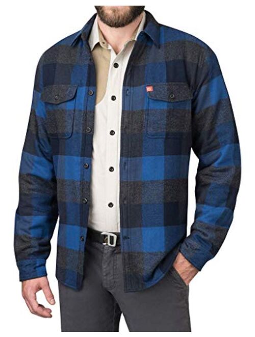 Buy The American Outdoorsman Polar Fleece-Lined Flannel Shirt Jacket ...