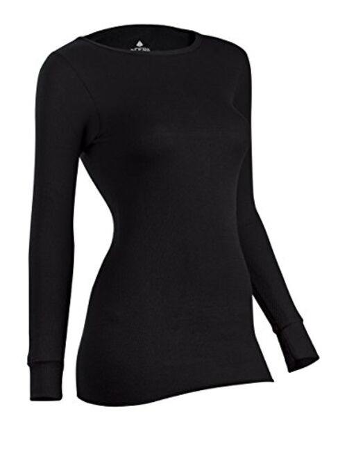 Indera Women's Icetex Performance Thermal Underwear Top with Silvadur