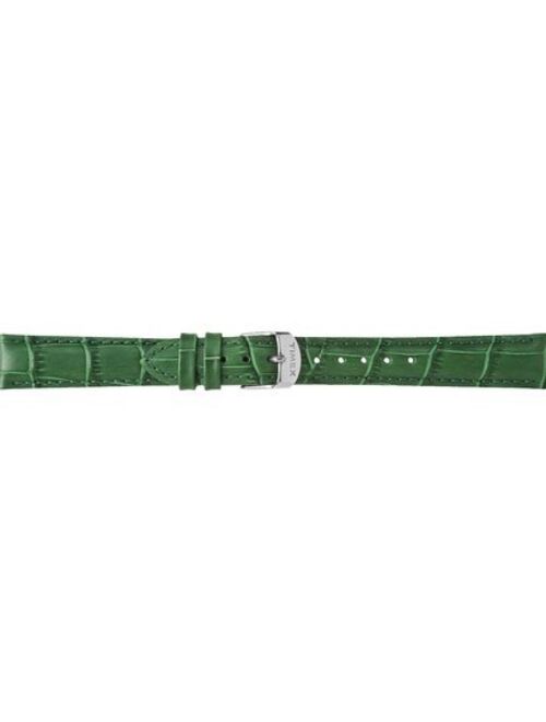 Timex Watch Strap, Green, Embossed Leather
