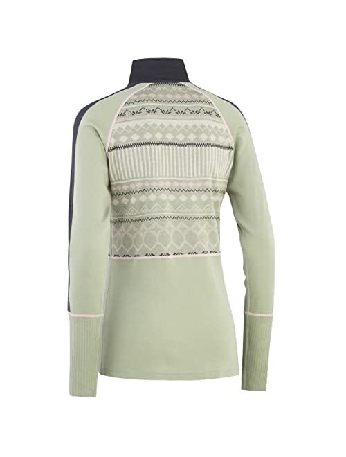 Kari Traa Women's Perle Half-Zip Base Layer Top - Long Sleeve Moisture-Wicking Thermal Shirt