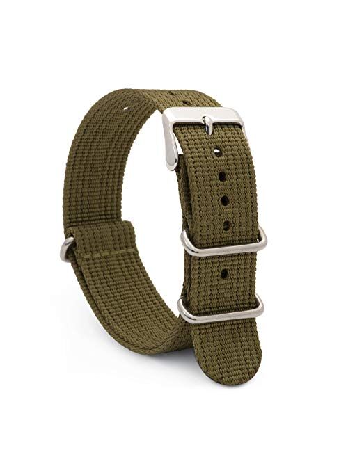 Speidel Nato Style watbands in 18,20, and 22mm widths and in various colors