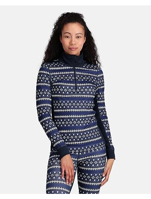Kari Traa Women's Lune Base Layer Top - Half Zip Thermal Shirt