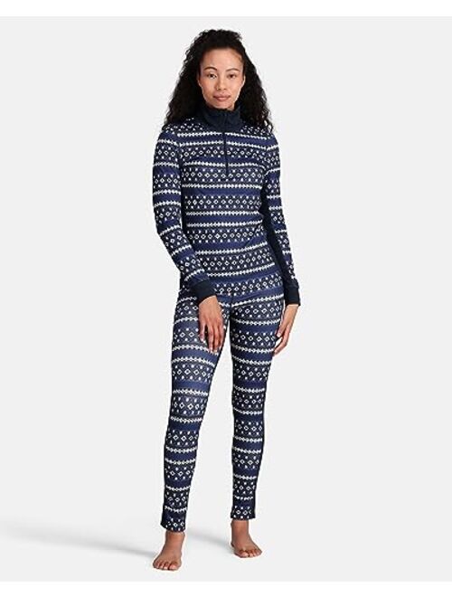 Kari Traa Women's Lune Base Layer Top - Half Zip Thermal Shirt
