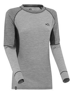 Women's Alelam Long Sleeve Top - Lightweight Baselayer 100% Merino Wool Shirt