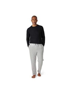 Men's Pajama Set, Comfortable Raglan Shirt and Pants Sleepwear Set