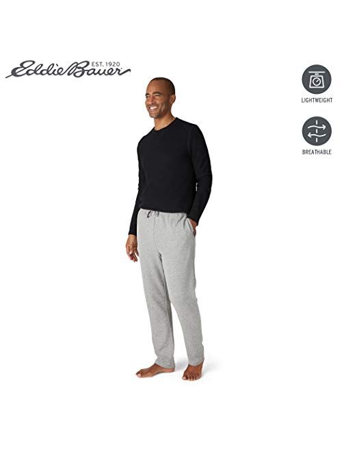 Eddie Bauer Men's Pajama Set, Comfortable Raglan Shirt and Pants Sleepwear Set