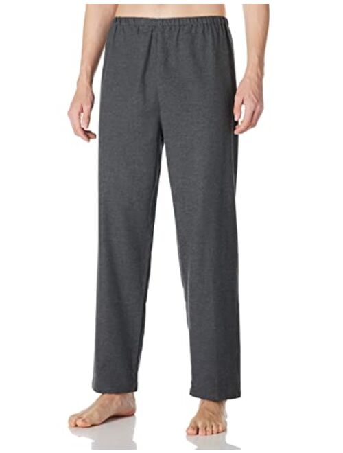 JSTEX Mens Pajamas Set for Men Pjs Sets 100% Cotton Flannel Pants Long Sleeve Sleepwear Button Down Adult Nightgown