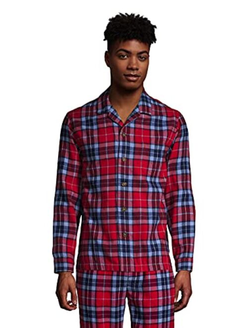 Lands' End Men's Flannel Pajama Shirt