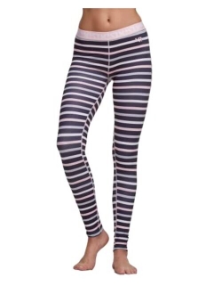 Women's Cold Weather Thermal Baselayer High Waist Elastic Waistband Leggings With All Over Graphic Print