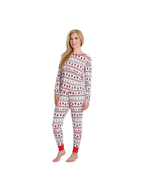 Dreamwave Matching Family Pajama Sets for Christmas Holiday