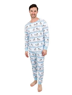 Mens Pajamas 2 Piece Pajama Set 100% Cotton (Size Small-XX-Large)