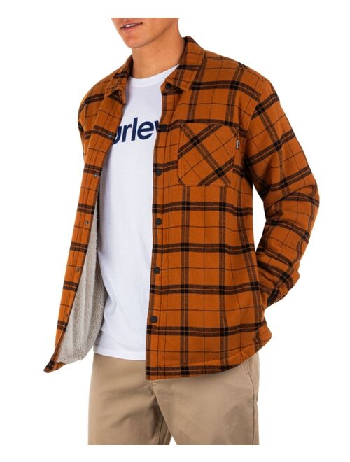 Hurley Men's Santa Cruz Sherpa Lined Shacked Shirt