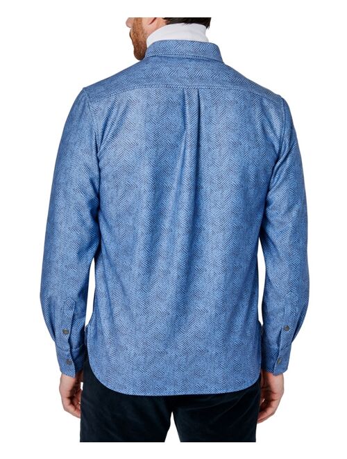 Brooklyn Brigade Men's Aquamarine Bonded Fleece Lined Shirt Jacket