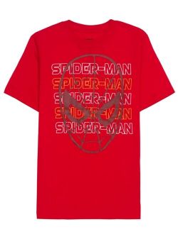 Hybrid Big Boys Spiderman Repeat Short Sleeve T-shirt
