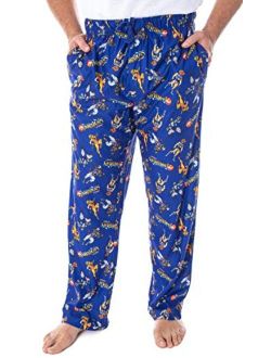 Intimo Thundercats Men's Lion-O Cheetara Panthro Tygra Classic Cartoon Character Adult Sleep Lounge Pajama Pants