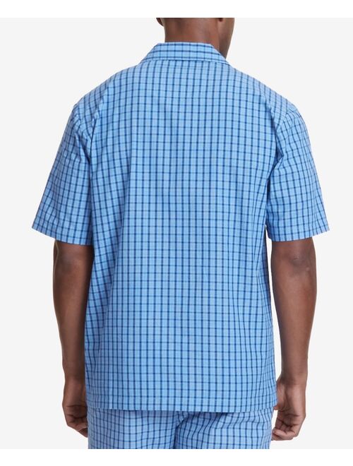 Nautica Men's Plaid Cotton Pajama Shirt