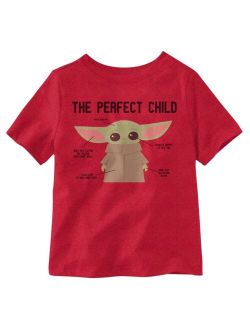 Hybrid Little Boys The Perfect Child Grogru Graphic T-shirt
