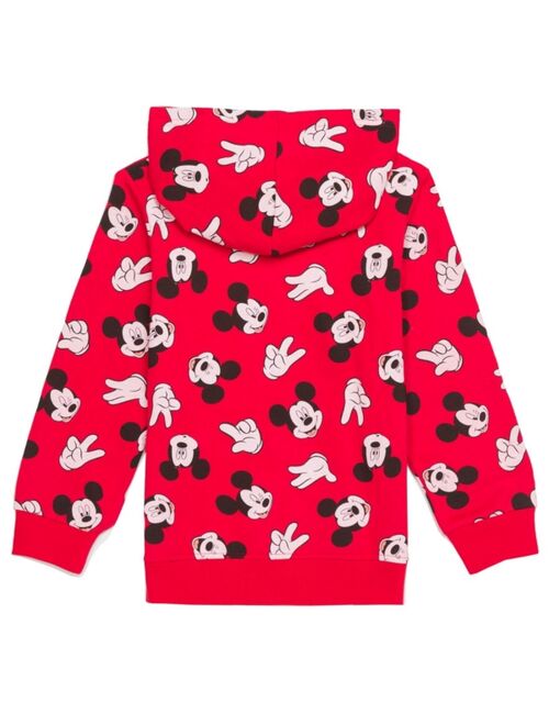 Hybrid Toddler Boys Mickey Walking Cool Bundle Fleece 3 Piece Set