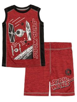 Little Boys Star Wars Active Tank Top and Shorts Set, 2 Piece