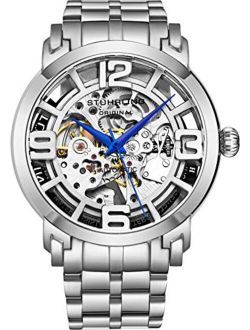 Skeleton Watches for Men - Mens Automatic Watch Self Winding Mens Dress Watch - Mens Winchester 44 Elite Watch Mechanical Watch for Men