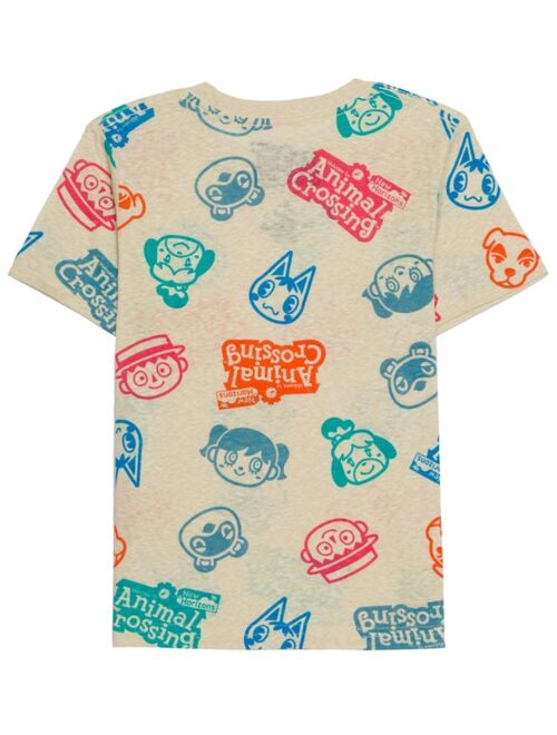 Hybrid Toddler Boys Animal Crossing Faces T-shirt