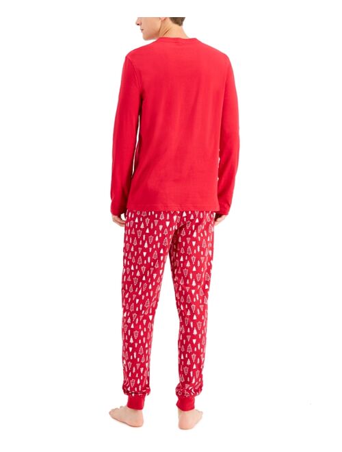 Family Pajamas Matching Men's Merry Family Pajama Set, Created for Macy's