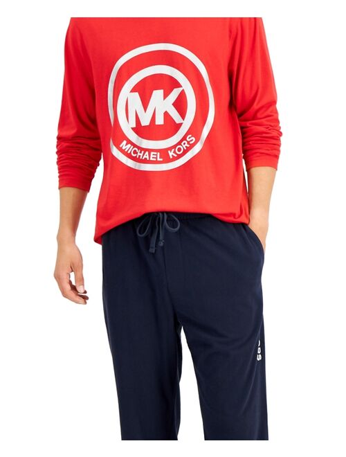 Michael Kors Men's Cotton Logo Graphic T-Shirt & Pajama Joggers Gift Set