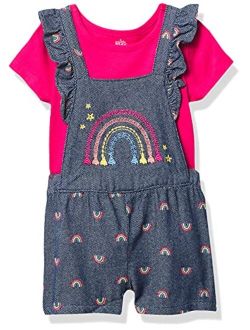 girls 2 Pieces Shortall Set