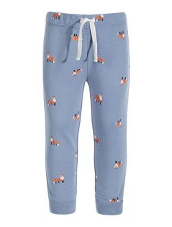 Baby Boys Fox-Print Jogger Pants, Created for Macy's