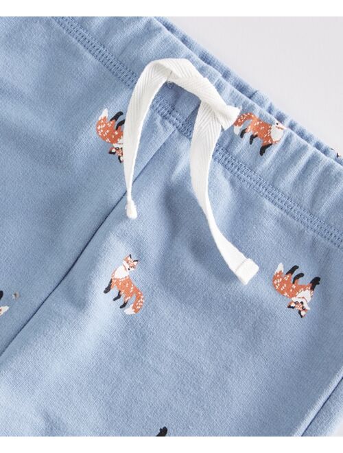 First Impressions Baby Boys Fox-Print Jogger Pants, Created for Macy's