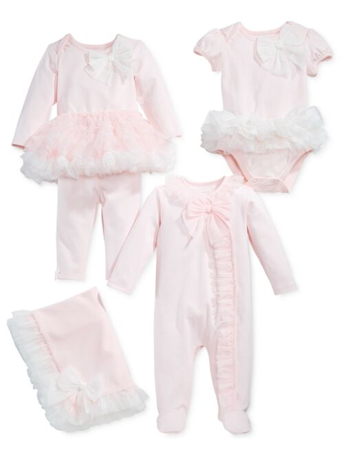 First Impressions Baby Girls 2-Pc. Tutu Top & Leggings Set, Created for Macy's
