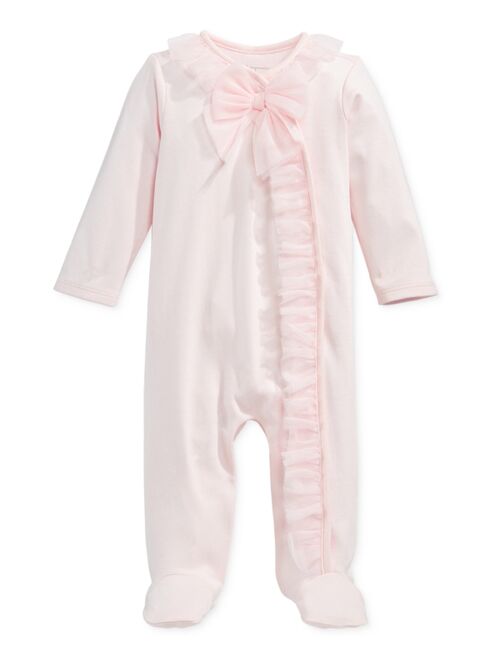 First Impressions Baby Girls Footed Tulle Coverall, Created for Macy's