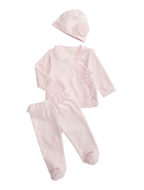 First Impressions Baby Girls 3-Pc. Take Me Home Set, Created for Macy's