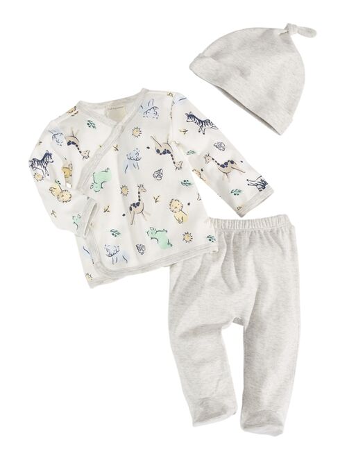 First Impressions Baby Boys 3-Pc. Safari Toss Take Me Home Set, Created for Macy's