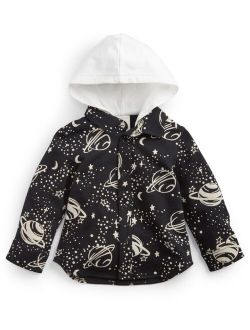 Baby Boys Planet-Print Hooded Jacket, Created for Macy's