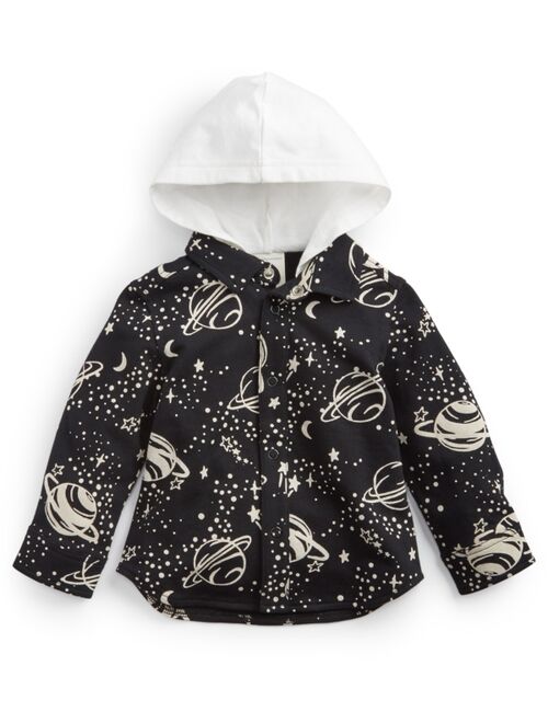 First Impressions Baby Boys Planet-Print Hooded Jacket, Created for Macy's