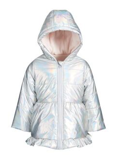 Baby Girls Iridescent Parka, Created for Macy's