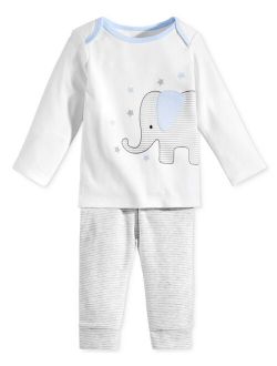 Baby Boys 2-Pc. Elephant Top & Pants Set, Created for Macy's