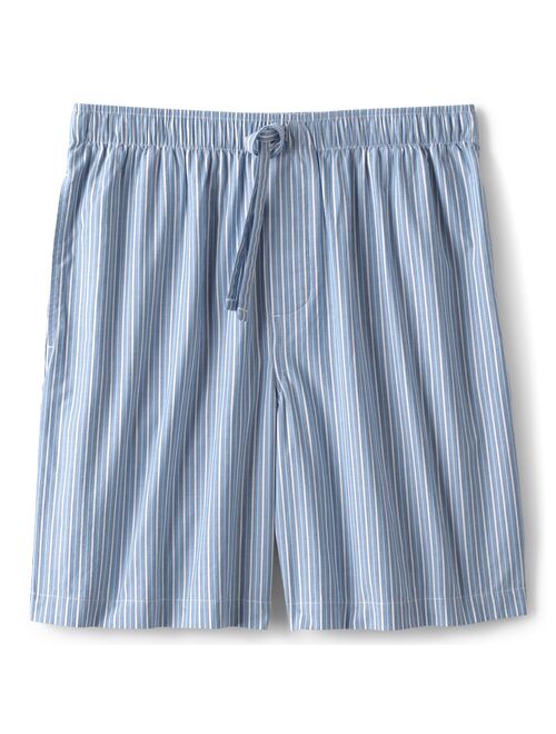 Men's Lands' End Broadcloth Pajama Sleep Shorts