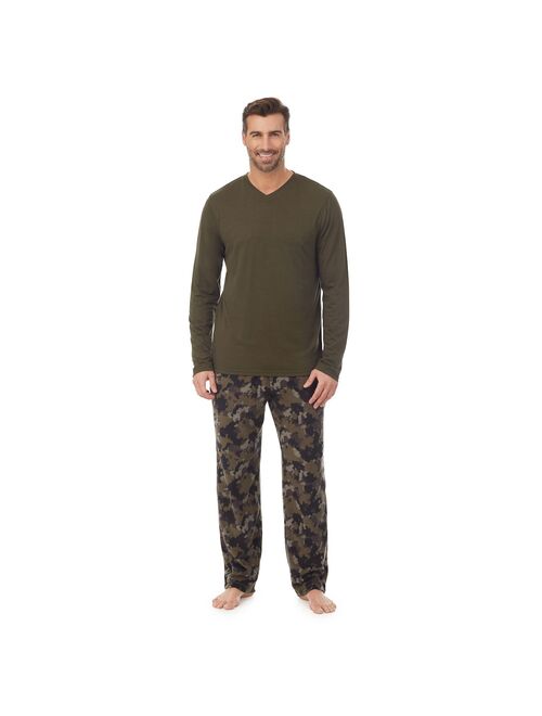 Men's Cuddl Duds® Cabin Fleece Pajama Set
