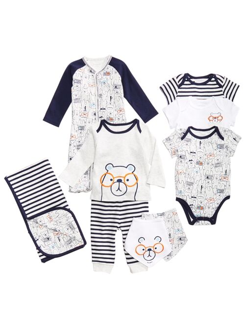 First Impressions Baby Boys 2-Pc. Bear-Print Top & Leggings Set, Created for Macy's