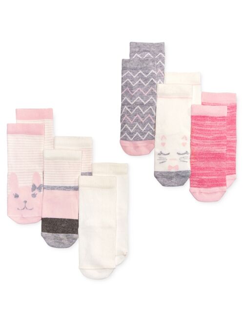 First Impressions Baby Girls 6-Pk. Crew Socks, Created for Macy's