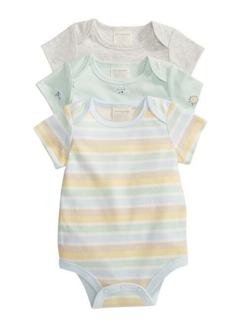 First Impressions Baby Boys 3-Pk. Layette Bodysuits, Created for Macy's