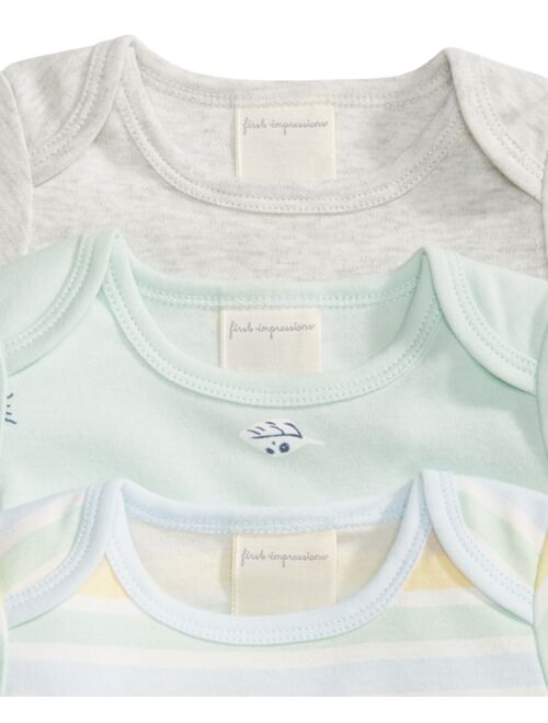 First Impressions Baby Boys 3-Pk. Layette Bodysuits, Created for Macy's