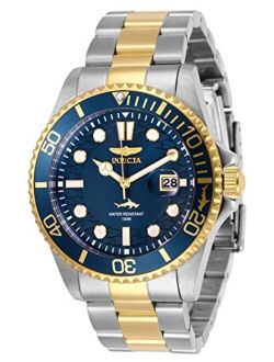 Men's Pro Diver Quartz Watch with Stainless Steel Strap, Two-Tone, 22 (Model: 30021)