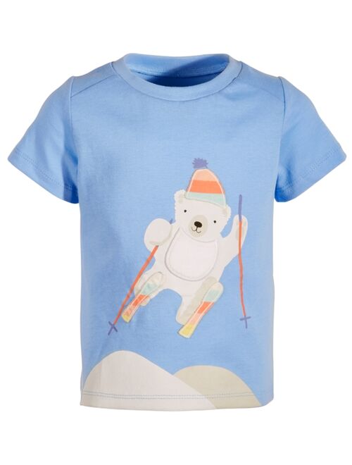 First Impressions Toddler Boys Polar Bear Cotton T-Shirt, Created for Macy's